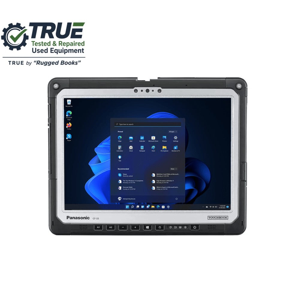 Toughbook CF-33 MK1, Tablet Only, 12" HD, Intel Core i5 with RAM 8GB, Windows 11 Pro.