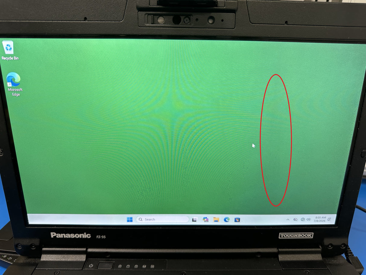 Toughbook 55 MK2, Intel Core I7-1185G7, 14" FHD, Touch, Windows 11 Pro.