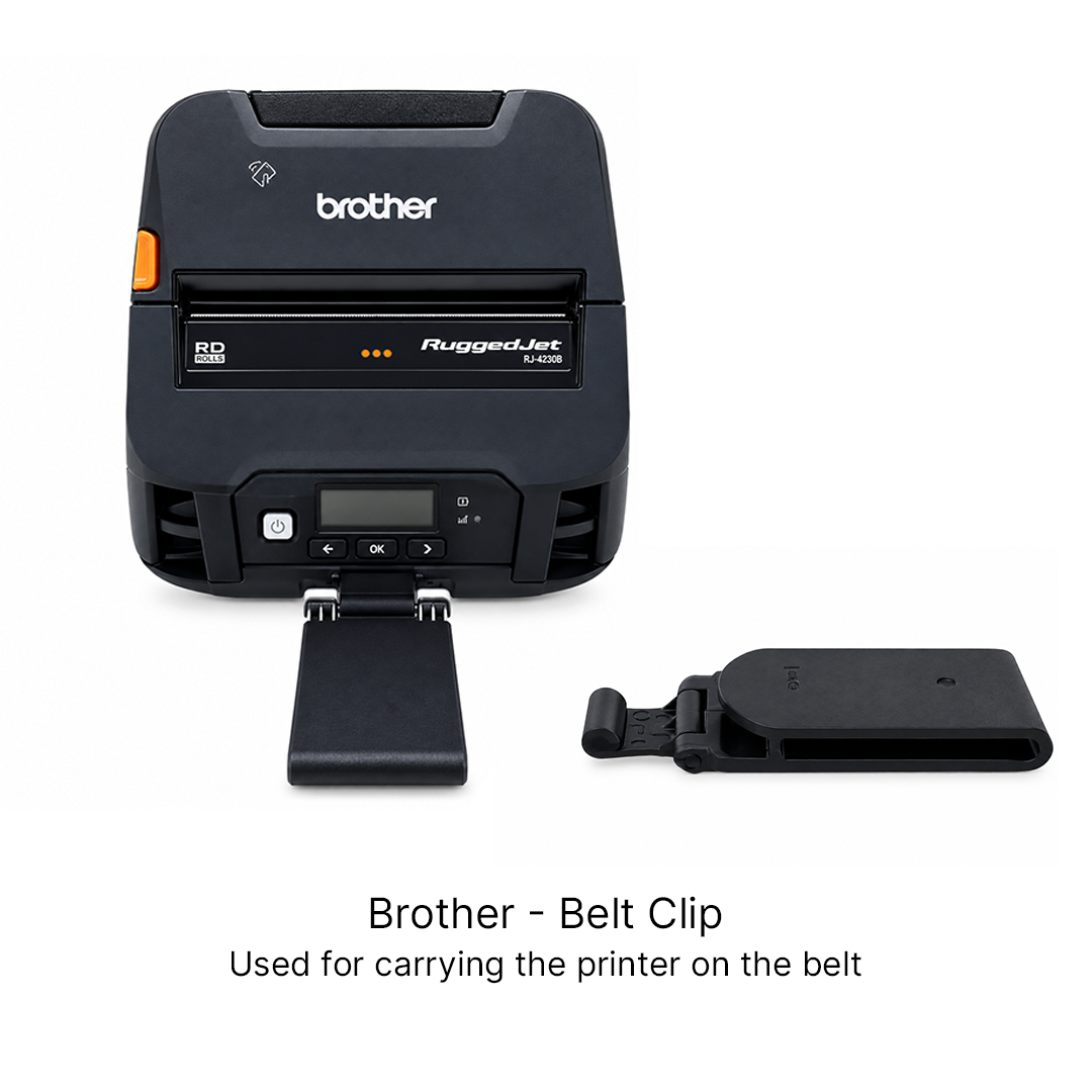 Brother RuggedJet RJ-4250WBL Printer Kit with AC Adapter | RJ4250WBL-SK-309