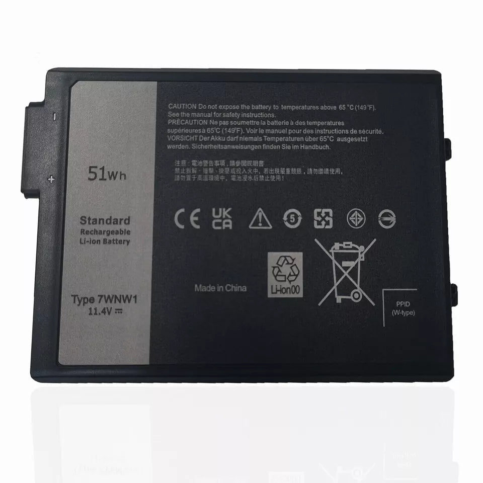 Dell 11.4V 51WHR LI - ION BATTERY for Model: LATITUDE RUGGED 5420 - Rugged Books Inc.