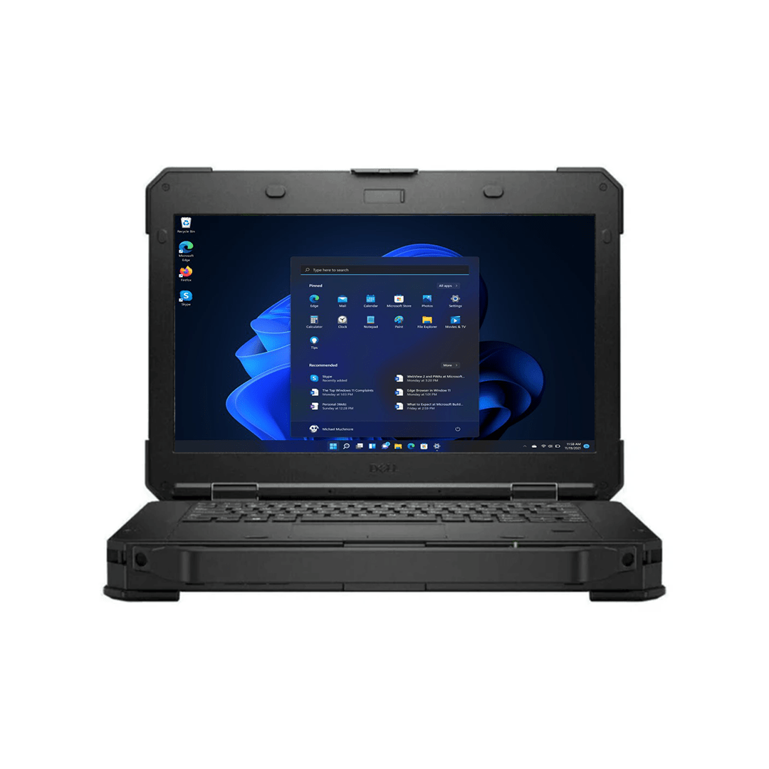 Dell Latitude 5424 Rugged, 14” FHD, Intel Core i5 - 8350U, Webcam, Backlit Keyboard, Windows 11 Pro. - Rugged Books Inc.