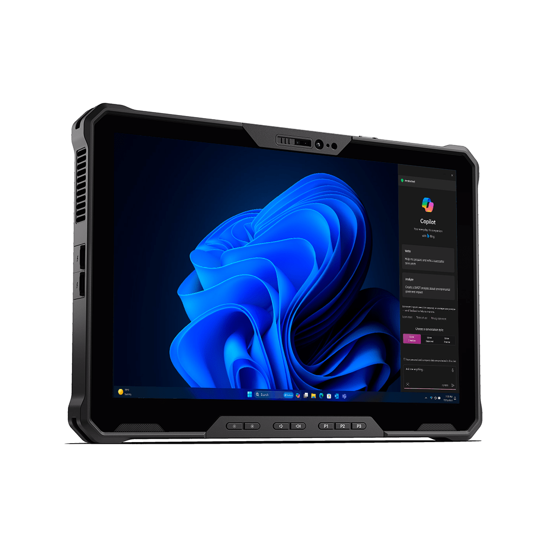 Dell Pro Rugged 12, Fully - Rugged Copilot+ Tablet, Ultra 7 268V, 12" FHD+, 1200 - nits, 32GB, Windows 11 Pro. - Rugged Books Inc.