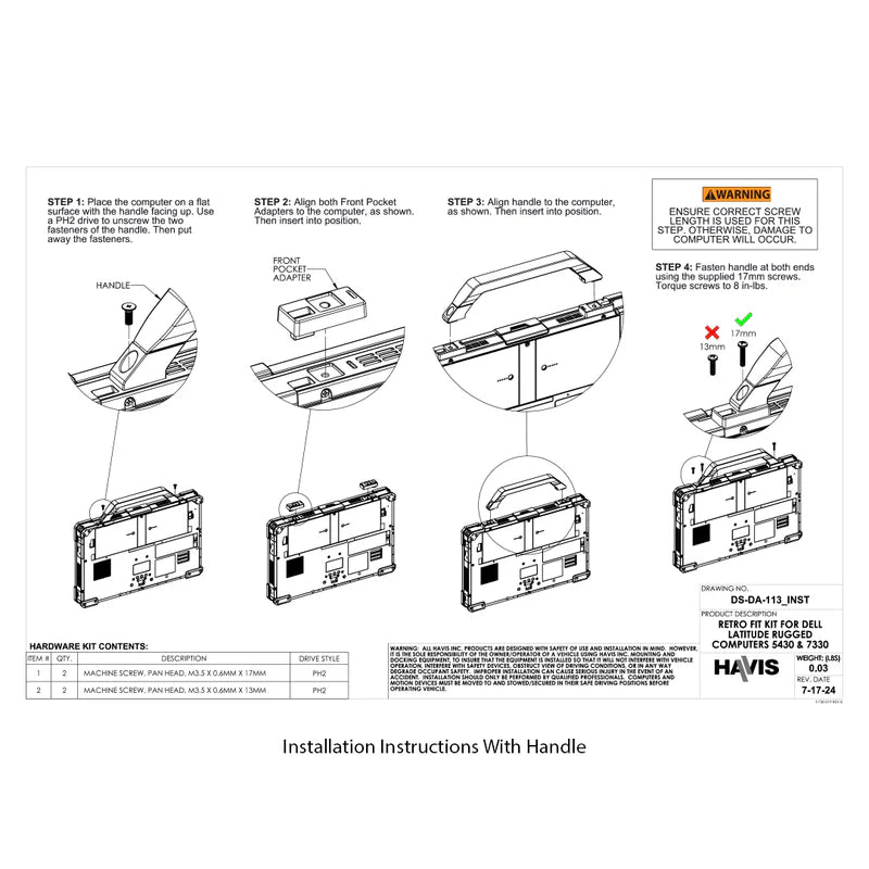 محطة إرساء سطح المكتب DisplayPort لجهاز DELL Rugged 5420 | K13A002 مع محول الطاقة