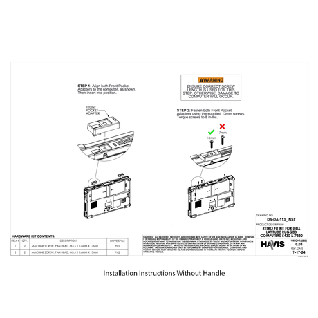 Docking Station For Rugged 5430 & Rugged 7330 | DS - DELL - 415 & DS - DA - 113 - Rugged Books Inc.