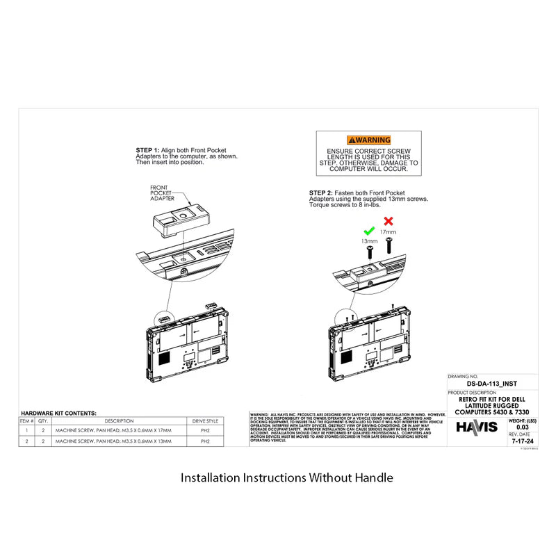 محطة إرساء سطح المكتب DisplayPort لجهاز DELL Rugged 5420 | K13A002 مع محول الطاقة