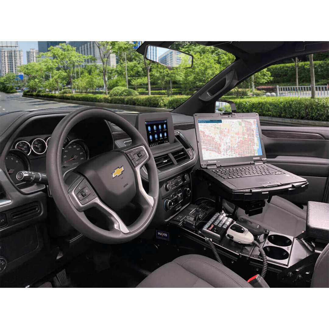 DS-PAN-435-2 | Vehicle Docking Station for TOUGHBOOK 55 Laptop With Advanced Port Replication & Dual Pass-Thru Antenna Connections With Lind Power Supply- Rugged Books Inc.