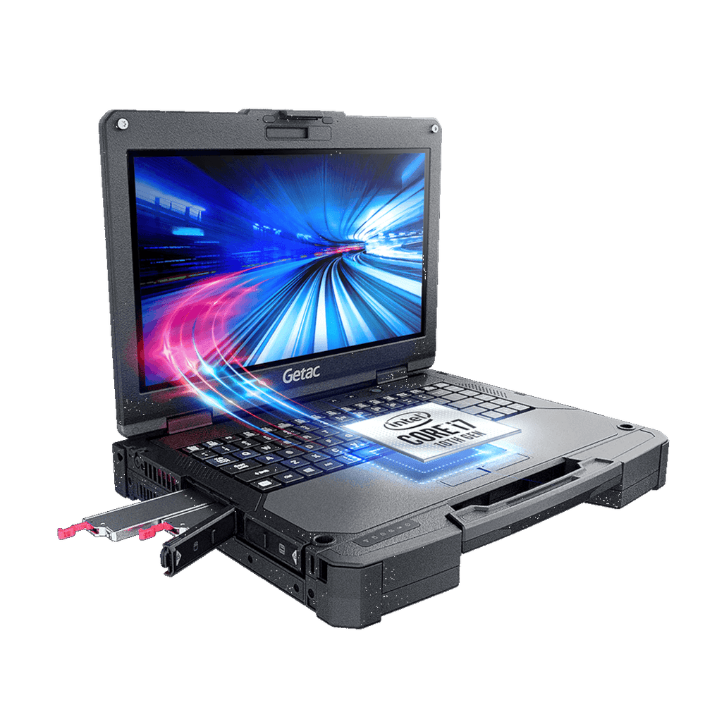 Getac B360G2 Pro, Intel Core i7 - 1260P, Touch, 13.3" FHD 1400 nits, 8GB, 256GB SSD, Windows 11 Pro. - Rugged Books Inc.