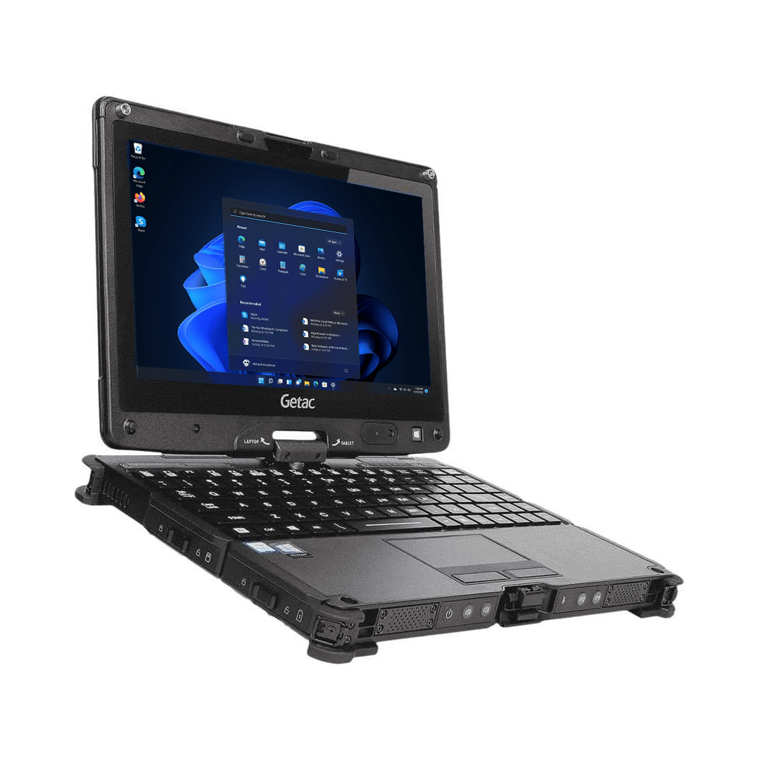 Getac V110G5, Intel Core i5 - 8265U, 11.6" FHD, Smart Card Reader, Windows 11 Pro. - Rugged Books Inc.