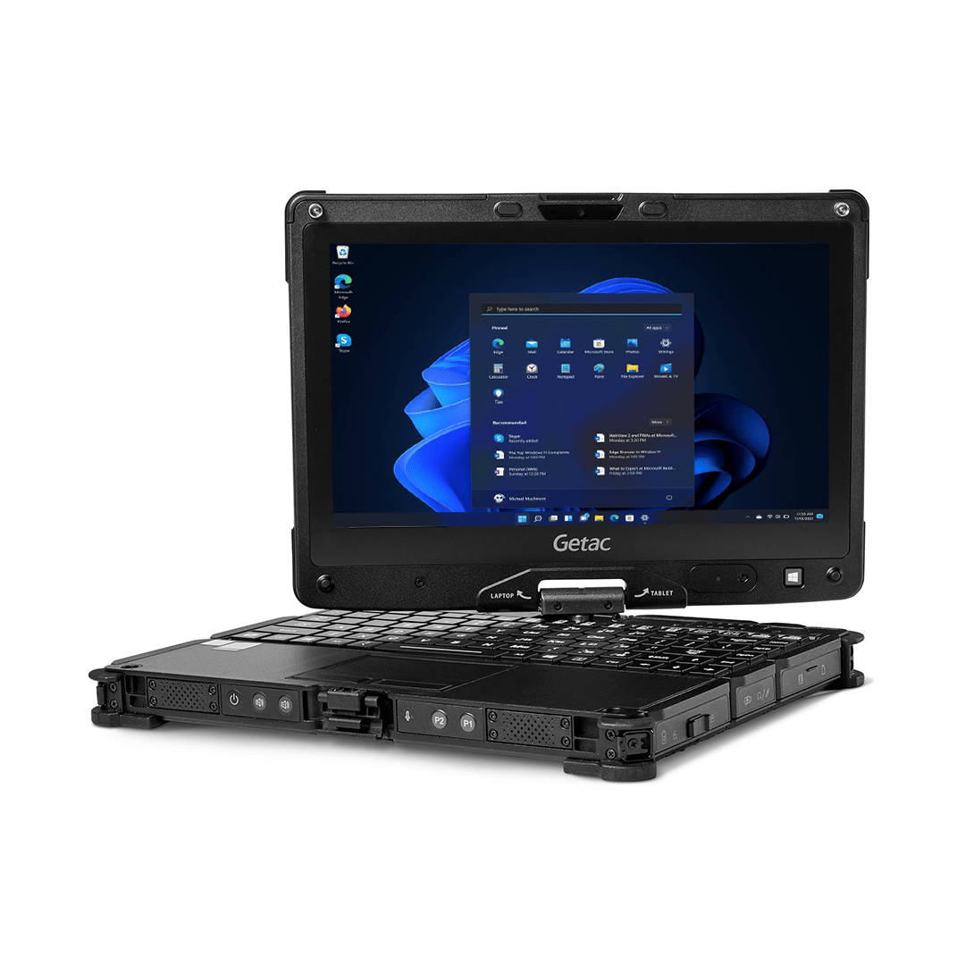 Getac V110G5, Intel Core i5 - 8265U, 11.6" FHD, Smart Card Reader, Windows 11 Pro. - Rugged Books Inc.