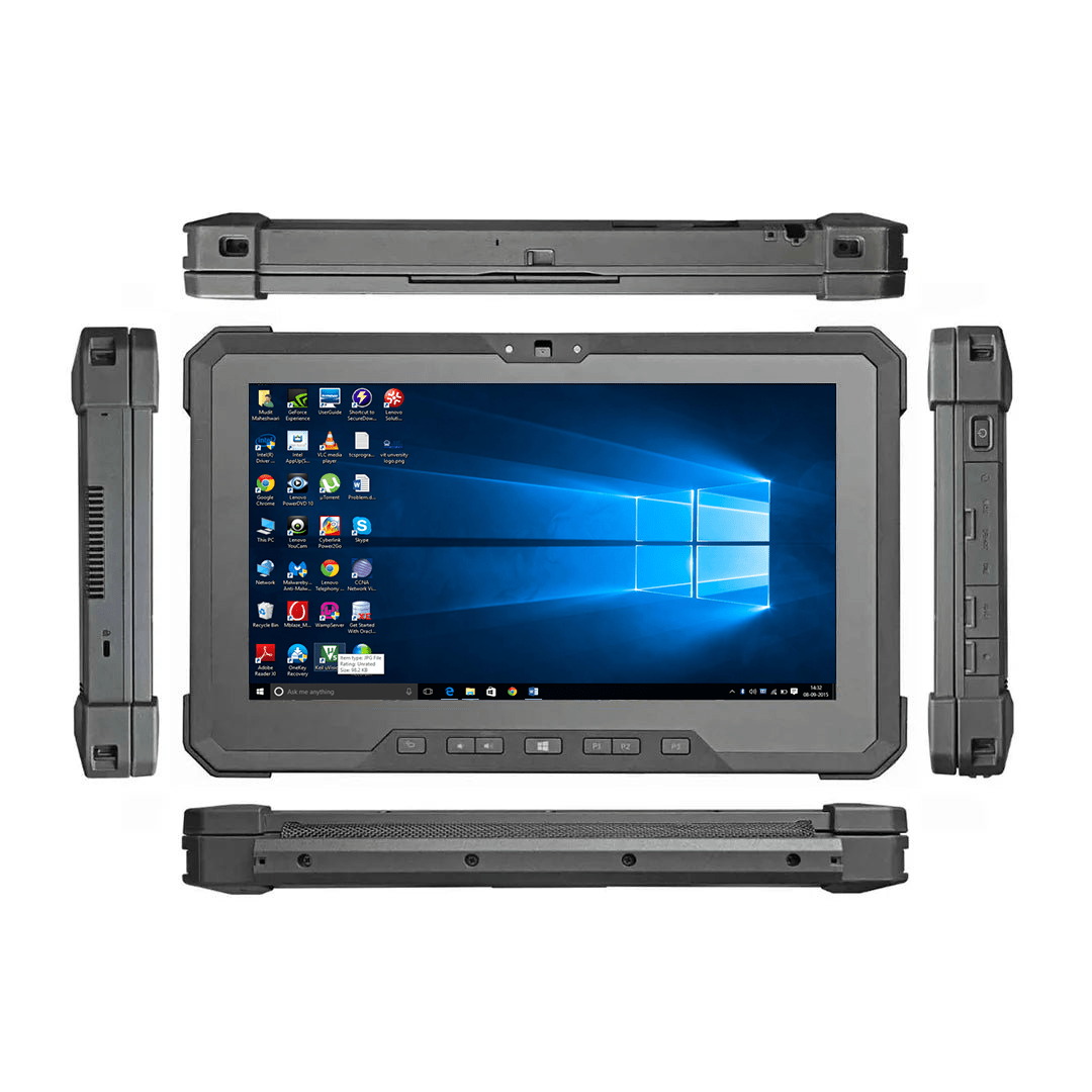 Latitude 7212 Rugged Extreme, 11.6" FHD, Intel Core i5 - 8350U, 8GB, Contactless Smart Card, Windows 10 Pro - Rugged Books Inc.