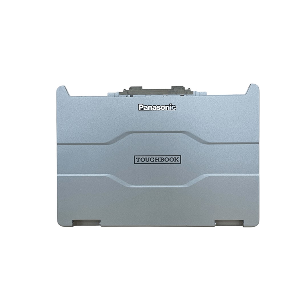 OEM Panasonic LCD Rear Cover with badge for FZ - 55; Silver - Rugged Books Inc.