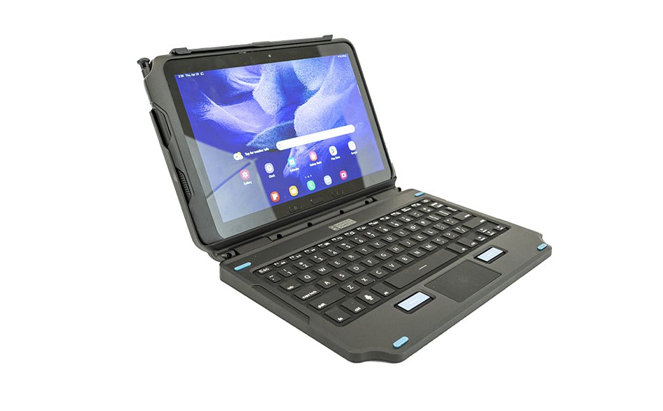 Samsung Tab Active4 Pro and Active5 Pro Backlit 2 - in - 1 Keyboard Dock | 7160 - 1869 - 00 - Rugged Books Inc.