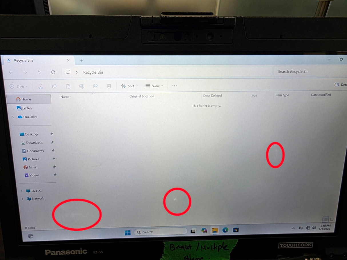 Toughbook 55 MK2, Intel Core I7-1185G7, 14" FHD, Touch, Windows 11 Pro.