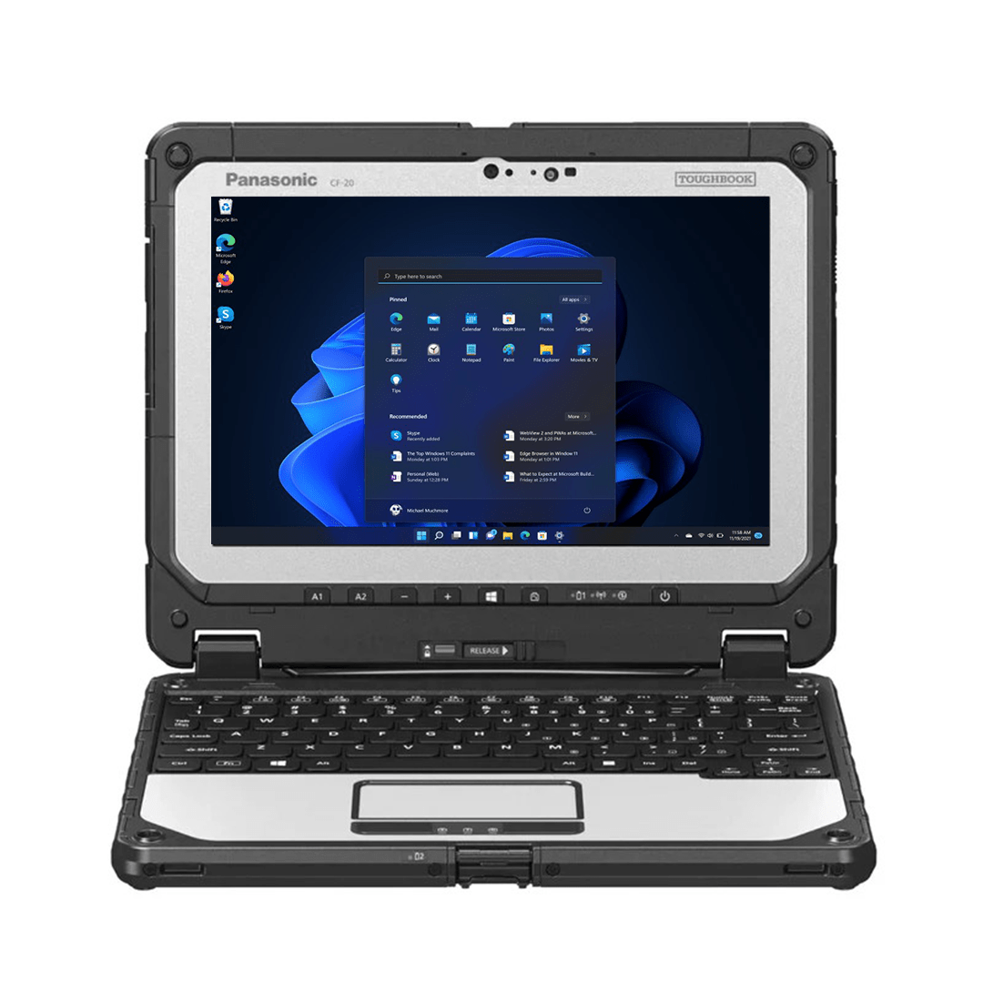 Toughbook 20 MK2, Tablet Only, 10.1" Multi - Touch, Intel Core i5 - 7Y57, 8GB, 256GB SSD, Windows 11 Pro. - Rugged Books Inc.