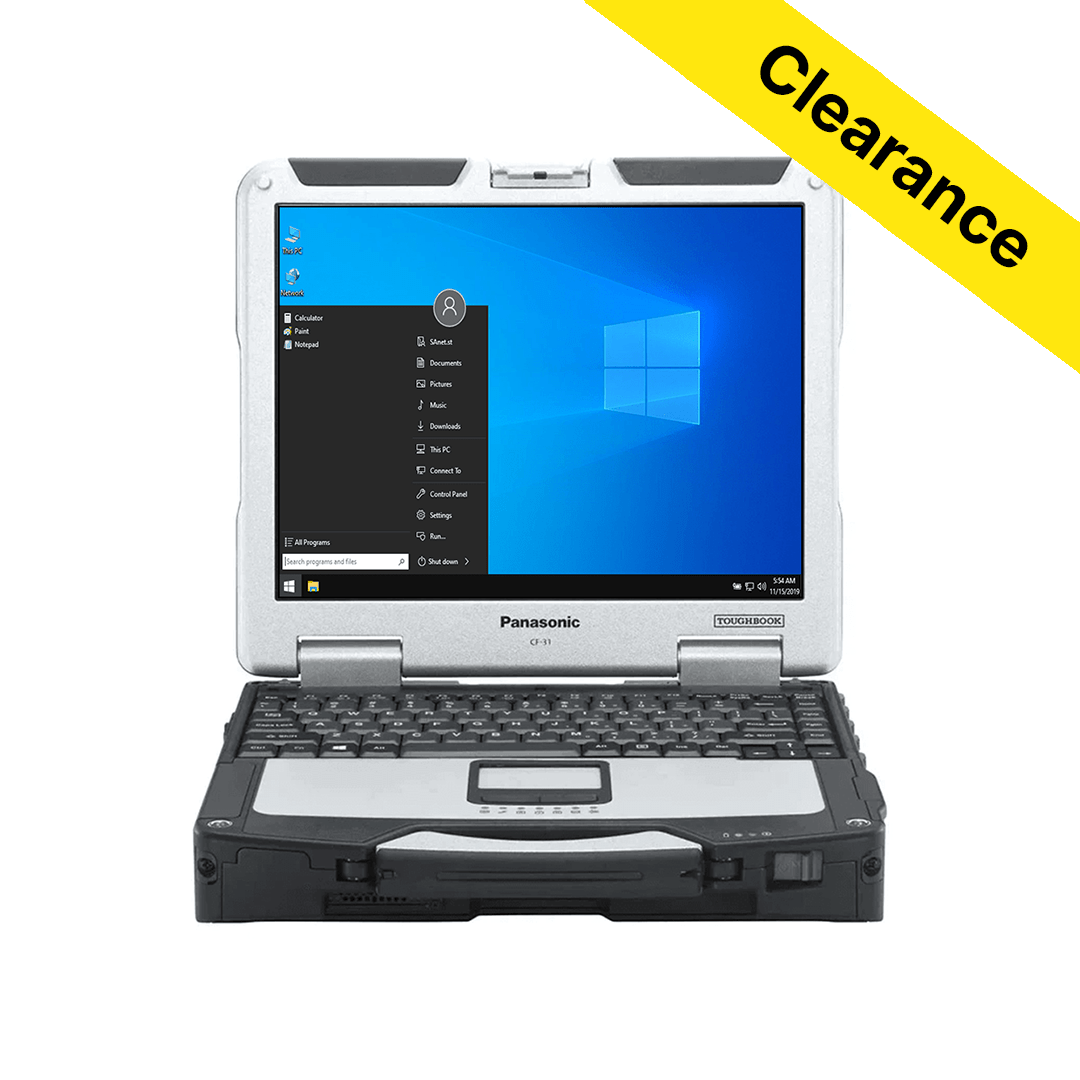 Toughbook 31, CF - 31 MK5, 13.1" Touch, Intel Core i5 - 5300U, Windows 10 Pro. (Not Upgradable to Win 11 Pro.) - Rugged Books Inc.