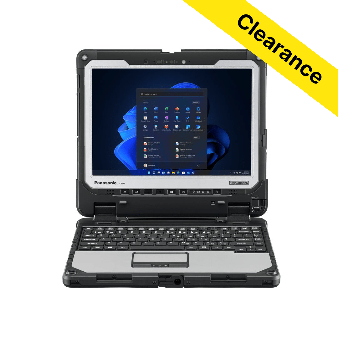 Toughbook 33, 12" i5 - 7300U, 16GB, 512GB, 4G LTE, Windows 11 Pro. - Rugged Books Inc.