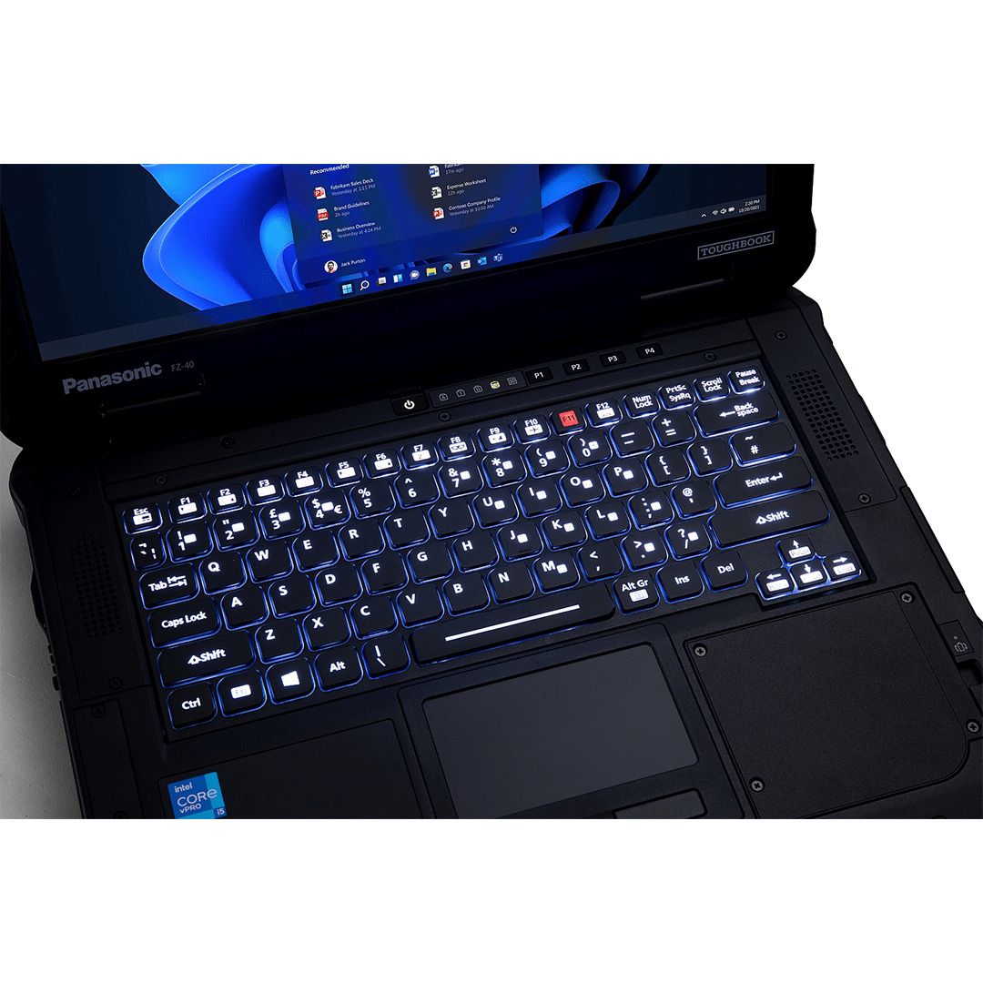 Toughbook FZ - 40 MK2, Intel Core Ultra 5 135H vPro, 14" FHD, Windows 11 Pro. - Rugged Books Inc.
