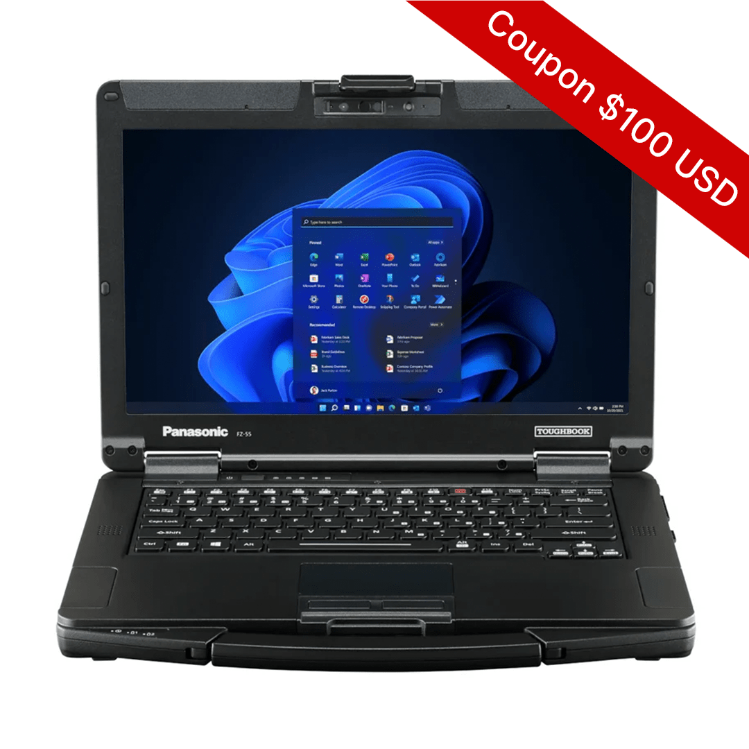 Toughbook FZ - 55 MK1, 14" FHD Touch, Intel Core i5 - 8365U, With USB - C, Windows 11 Pro. - Rugged Books Inc.