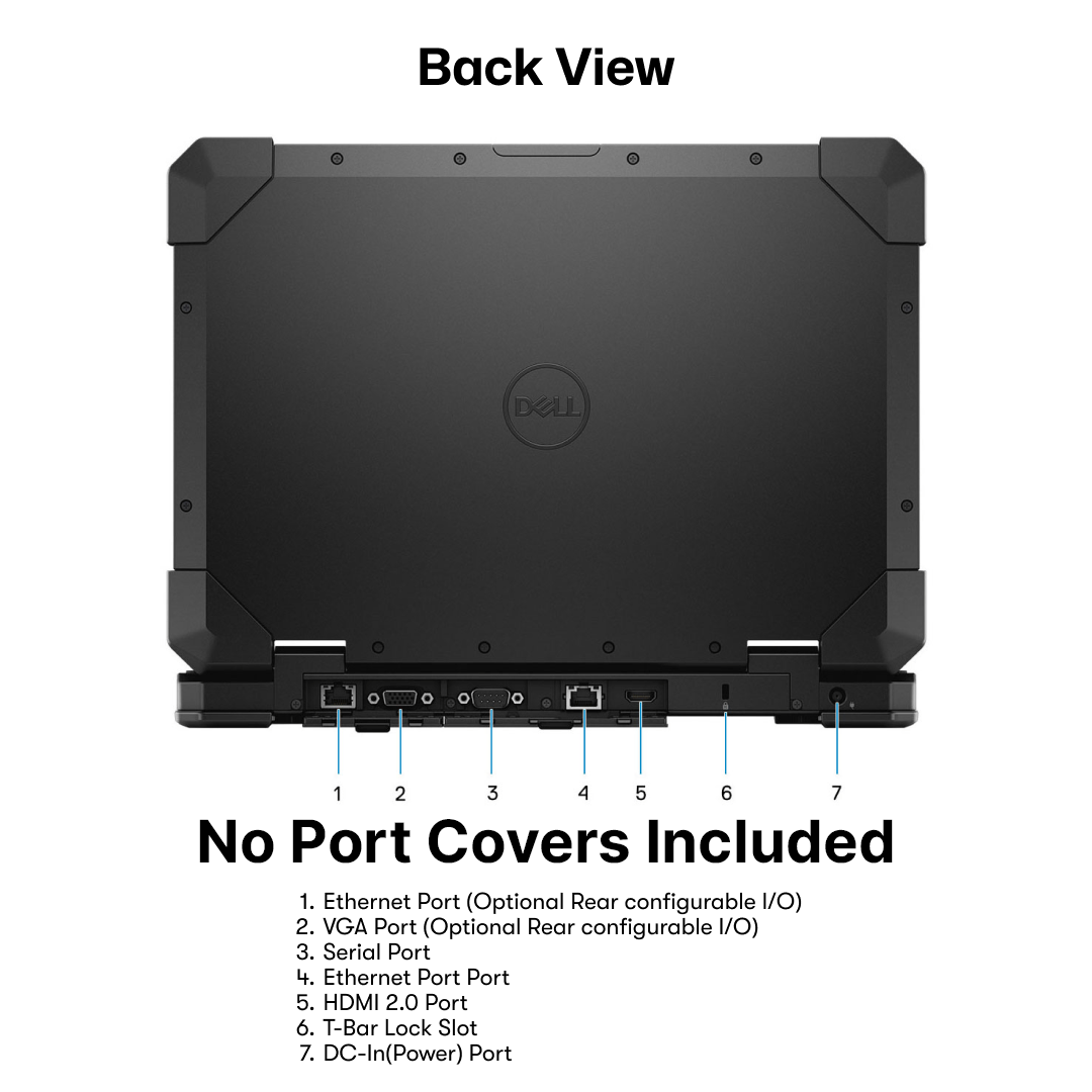 Dell Latitude 5420 Rugged 14” FHD, Touch, Sunlight Readable, Intel Core i5-8350U, Windows 11 Pro.