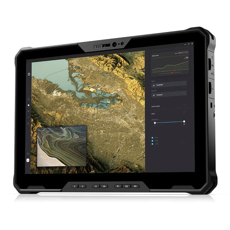 Latitude 7230 Rugged Extreme Tablet, Intel i7-1260U, 16GB, Quick Release 256 SSD, DGPS, LAN, Insertable Smart Card Reader