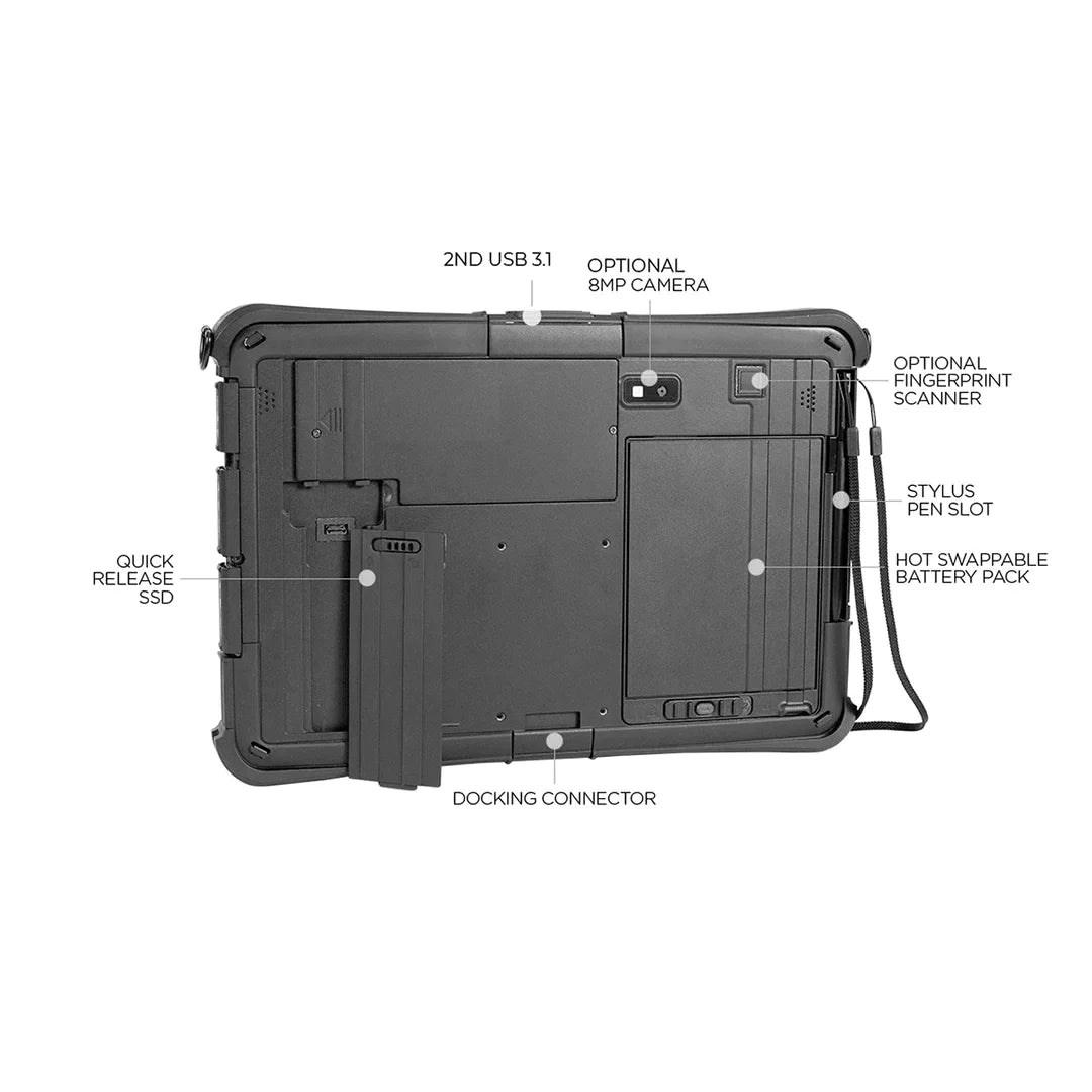 U11I Fully Rugged 2-in-1 Tablet with Innovative Detachable Rugged