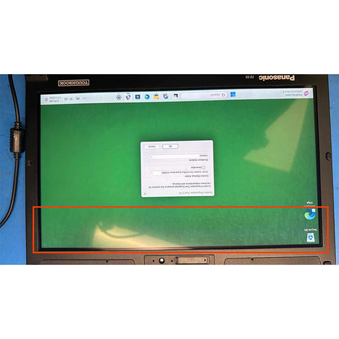 Toughbook FZ-55 MK1, Intel Core i7-8665U, 14" FHD Touch, 16GB, 512GB SSD, Windows 11 Pro.