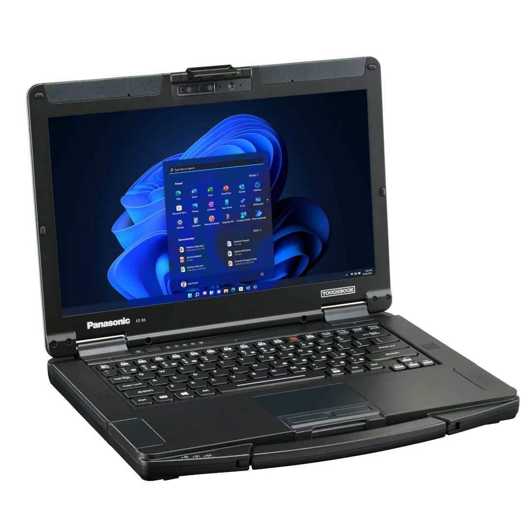 Toughbook FZ-55 MK3, Intel Core i7-1370P vPro (até 5,2 GHz), 14,0" FHD Multi Touch, 16 GB, SSD OPAL de 512 GB, Windows 11 Pro.