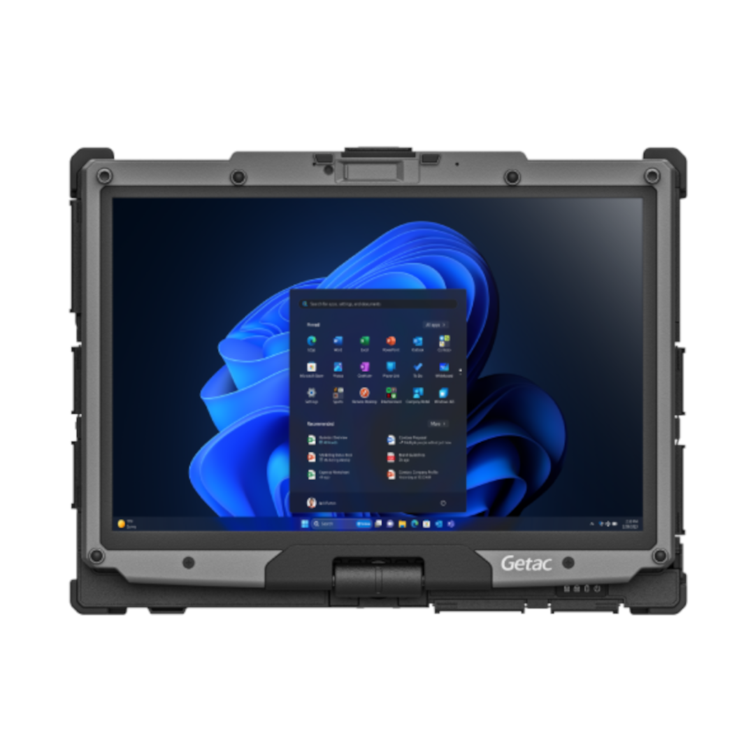 Getac V120, 12.2" Fully-Rugged Convertible Laptop, AI PC, Intel Core Ultra 5 225H, AI-Boosted, Windows 11 Pro