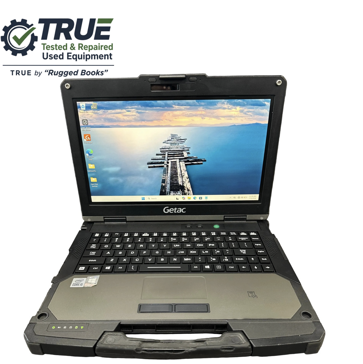 Getac B360G1, Intel Core i5-10210U, Touch, 13.3" FHD, 1400 Nits, 16GB, 256GB SSD, Windows 11 Pro.