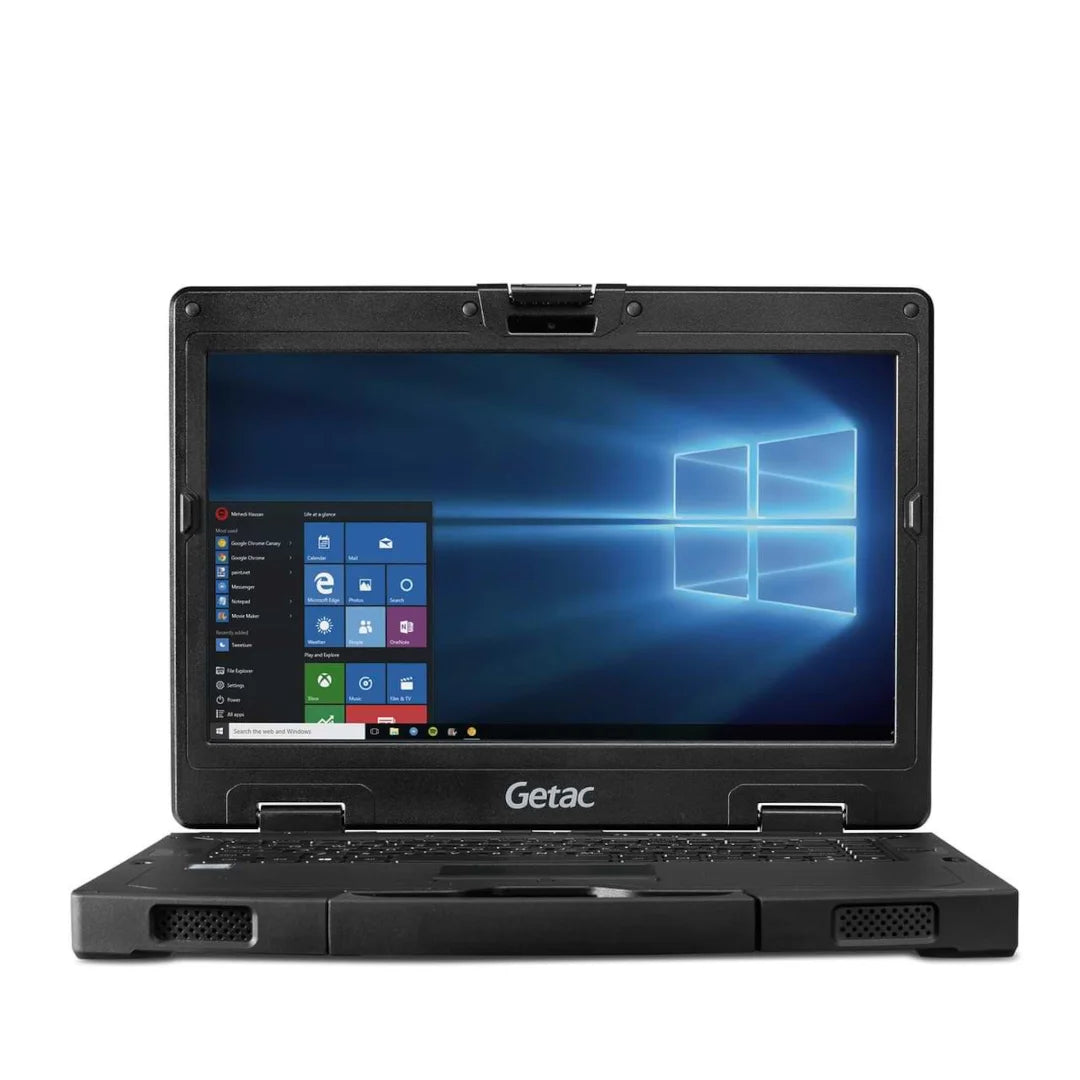 Getac S410G2, Intel Core i7-8550U, 14" HD Sunlight-Readable, Touch, 4G LTE, Fingerprint Reader, 16GB, 512GB SSD, Windows 11 Pro.