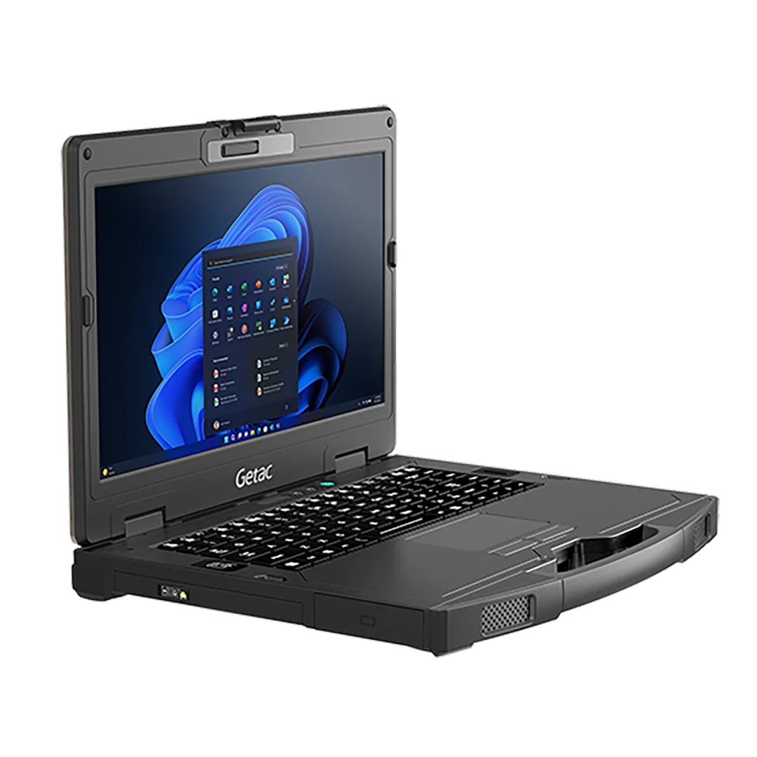 Getac S410 G5 | Intel Core i5-1340P, 14", sonnenlichtlesbar, Webcam, 8 GB, 256 GB PCIe SSD, Tastatur mit Hintergrundbeleuchtung, Thunderbolt 4, Windows 11 Pro.