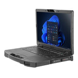 Ordinateur portable robuste Getac S510 G1, processeur Intel® Core™ Ultra 5 125U, 15,6" FHD (1920 x 1080) tactile lisible à la lumière du soleil, 8 Go, SSD 256 Go, clavier rétroéclairé, Windows 11 Pro.