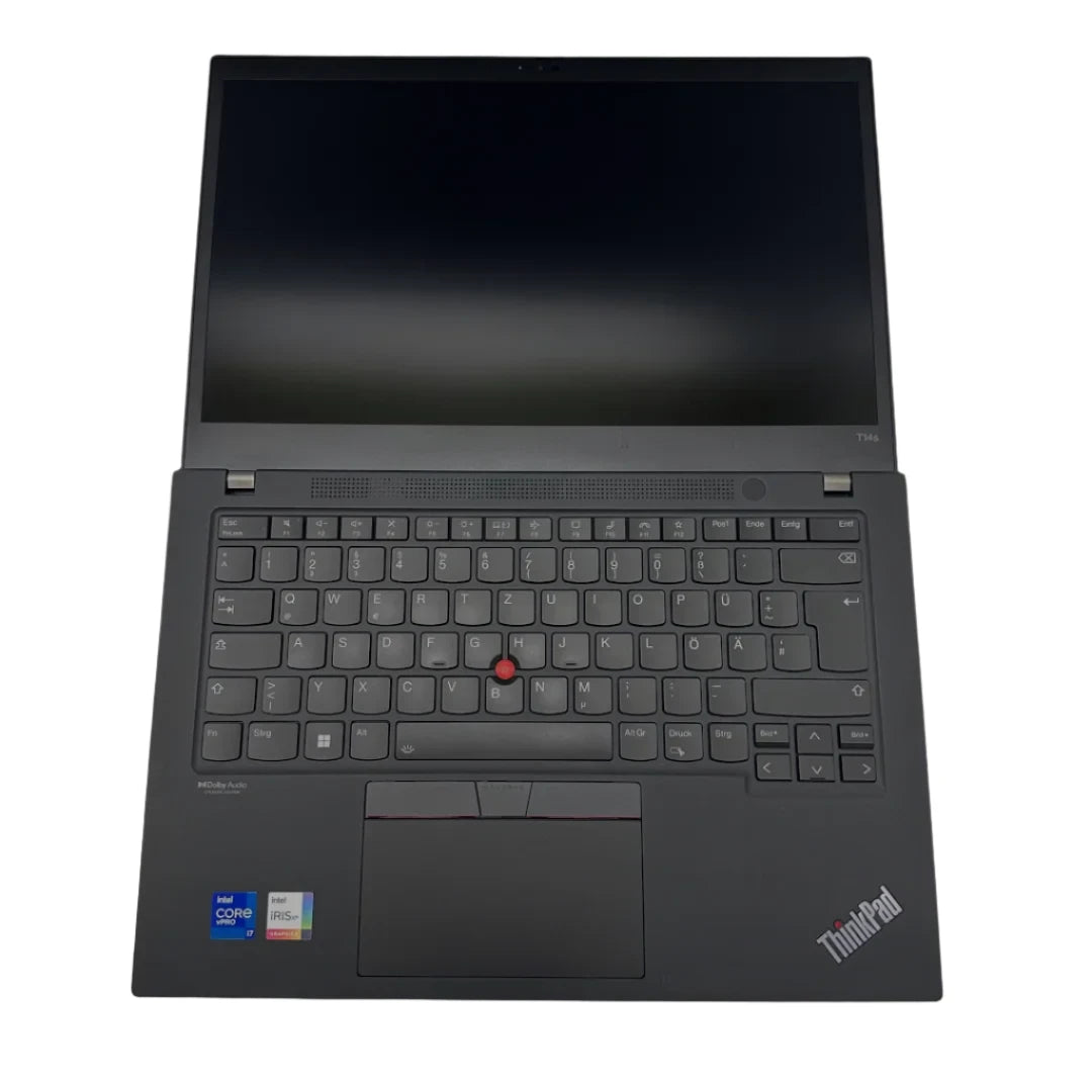 ThinkPad T14s Gen 2, 14" FHD, Intel Core i7-1185G7, 16GB, 256GB NVMe SSD, Windows 11 Pro.