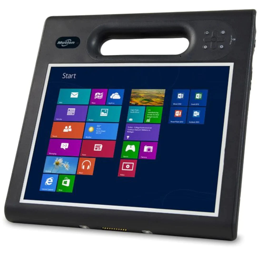 Motion MC-F5M, tablette robuste, 10,4", Intel Core i5-5200U, 4 Go, SSD 128 Go, lecteur de codes-barres, Win10 Pro