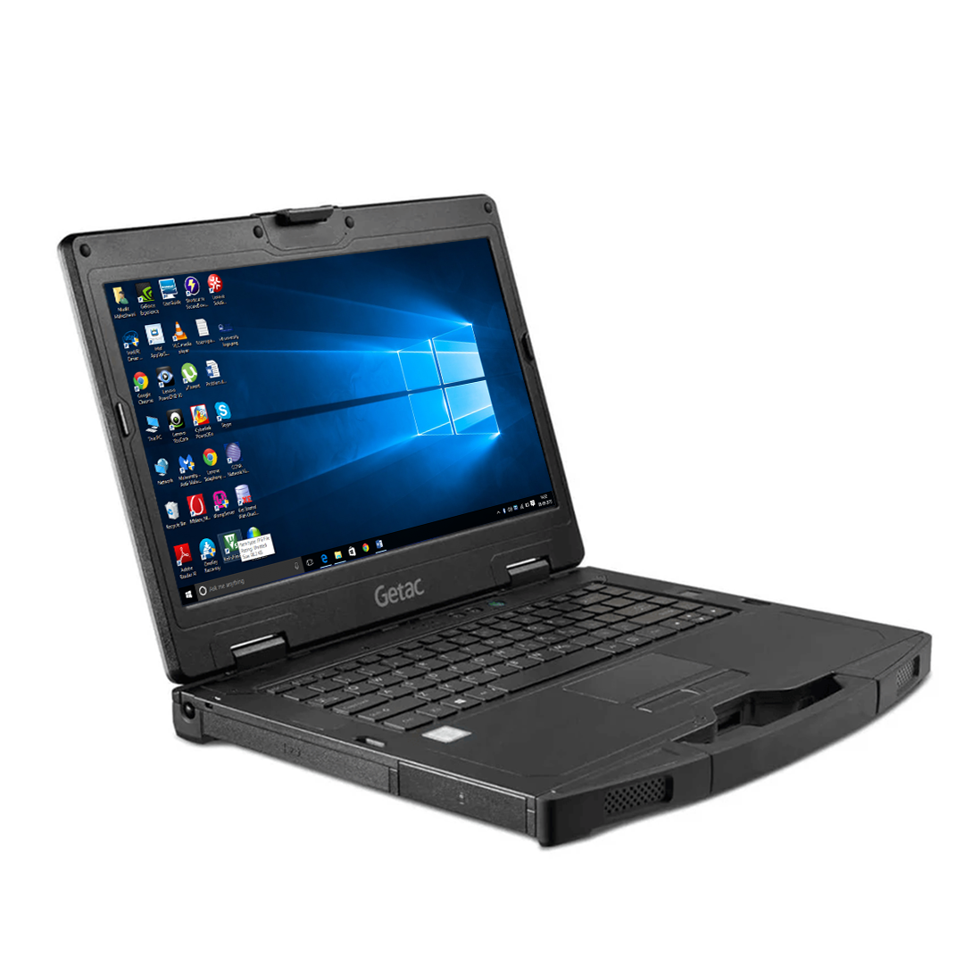 Getac S410G4, Intel Core i5-1145G7, 14" FHD, 16GB, 512GB SSD, Windows 10 Pro.