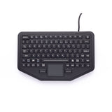 iKey SL-86-911-TP-FL-USB Robuste Tastatur mit Touchpad für diverse Modelle, hintergrundbeleuchtet, mit Notruftaste