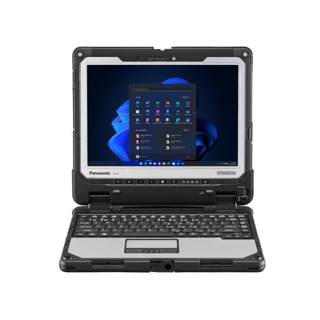 Toughbook 33, CF-33 | with New Premium keyboard | 12", Intel Core i5-6300U 2.40GHz, 4G LTE, 16GB, 256GB SSD, Dual Standard Batteries | Low Hours