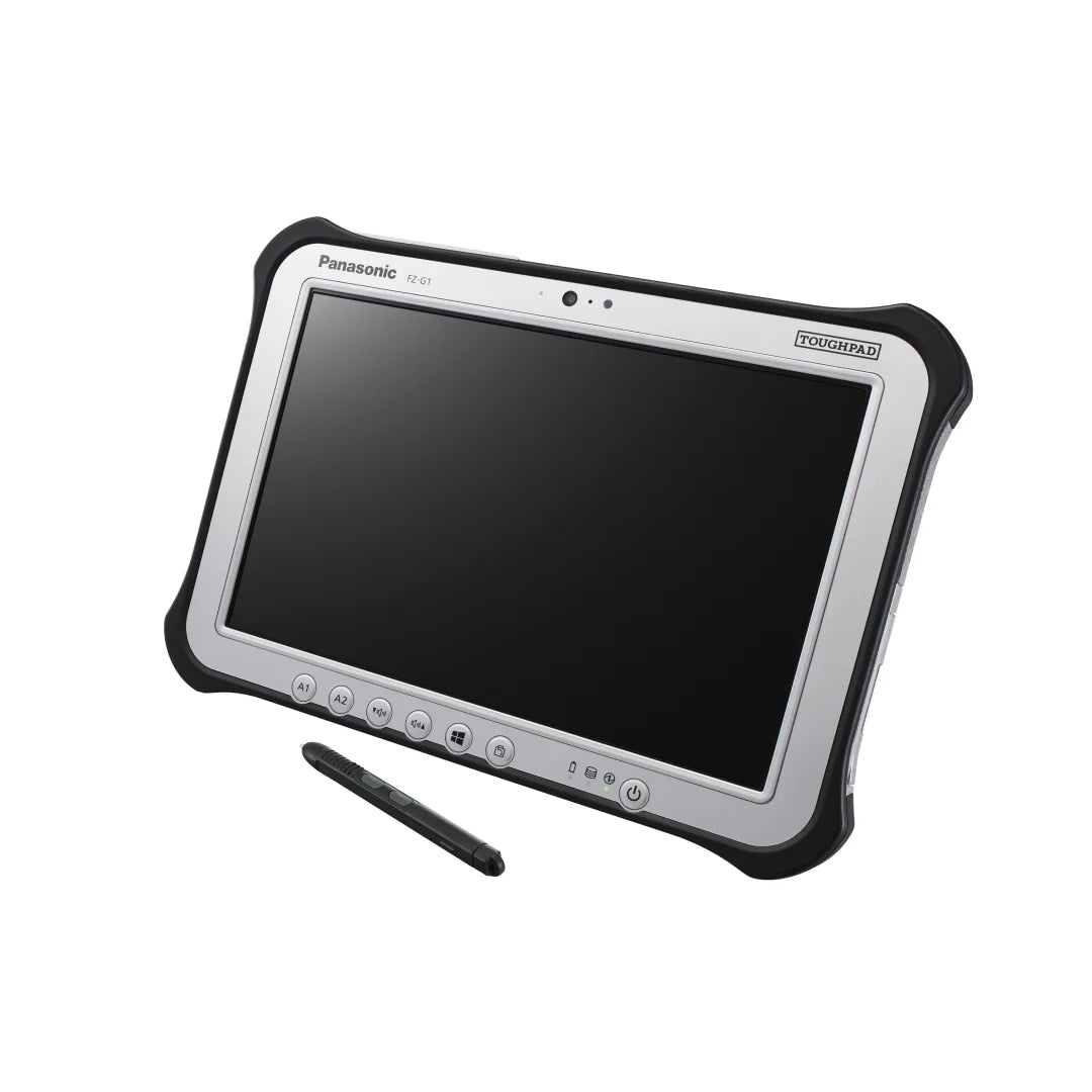 Toughpad FZ-G1U1098VM, MK5, Intel Core I5-7300U @2.6GHz, 10.1" Gloved Multi Touch + Digitizer, 8GB, 256GB SSD, Wi-Fi, Bluetooth, BarCode, Hand Strap, Webcam, Rear Cam, Windows 10 Pro