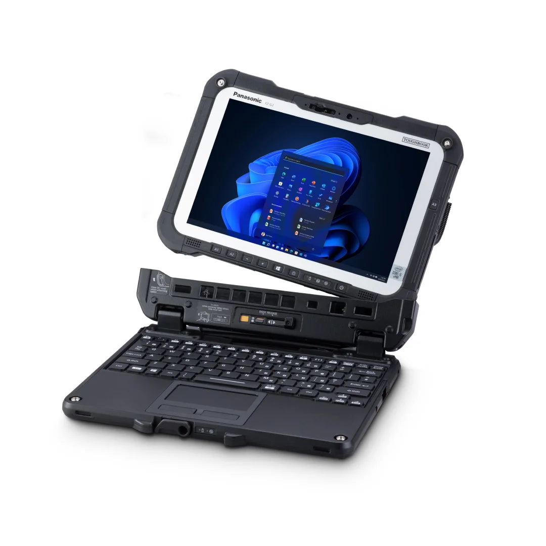 Toughbook G2, FZ-G2DZ-0JVM, vollständig robustes FZ-G2 Intel Core i7, 10,1 Zoll behandschuhter Multi-Touch + Digitalisierer, 4G LTE, mit Premium-Tastatur