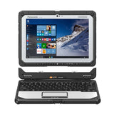 Toughbook 20 MK1, CF-20A384VM, 10.1" Fully Rugged 2-In-1, 16GB, 256GB SSD, Backlit Keyboard, No Cameras, Windows 10 Pro | 0-30 Hours