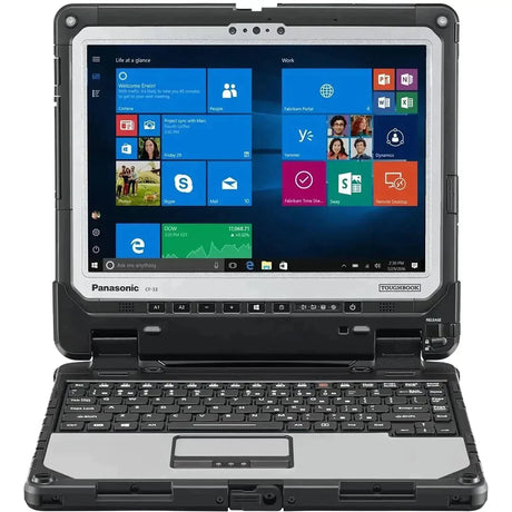 Toughbook CF-33 MK1, 12", Intel Core i5-6300U | 8GB, Standard Batteries, Windows 10 Pro.