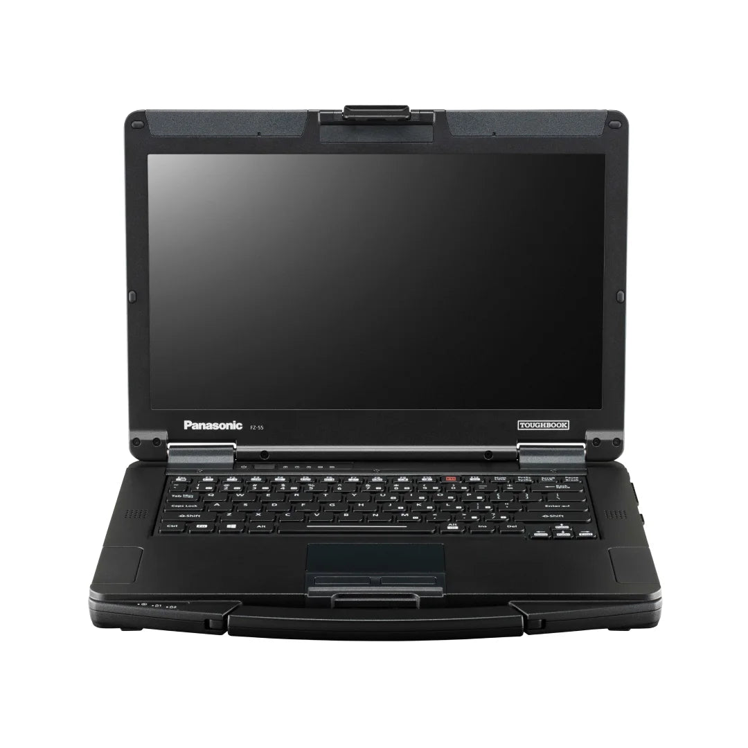 Toughbook FZ-55 MK2, Intel i5, 14" FHD lisible en extérieur, 32 Go, SSD 512 Go, 4G LTE, avec USB-C, extension VGA/série/2ème LAN, Windows 11 Pro | 280 heures