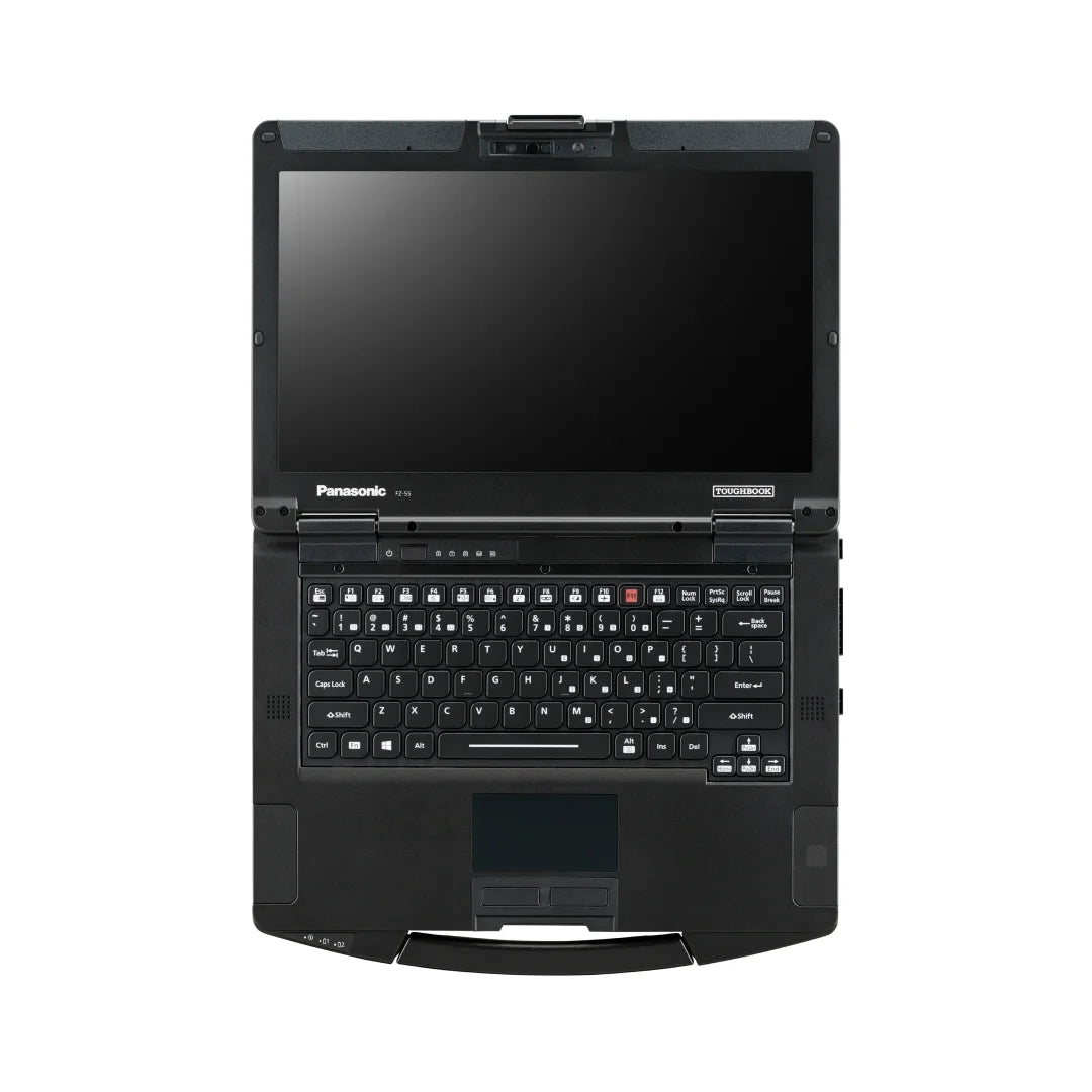 Toughbook FZ-55 MK2, Intel i5, 14" FHD lisible en extérieur, 32 Go, SSD 512 Go, 4G LTE, avec USB-C, extension VGA/série/2ème LAN, Windows 11 Pro | 280 heures