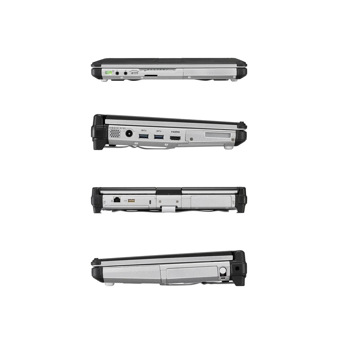 Toughbook CF-C2 MK1, Intel Core i5-3427U, 12,5", HD, 8 Go, SSD 256 Go, 4G LTE, webcam, Windows 10 Professionnel.