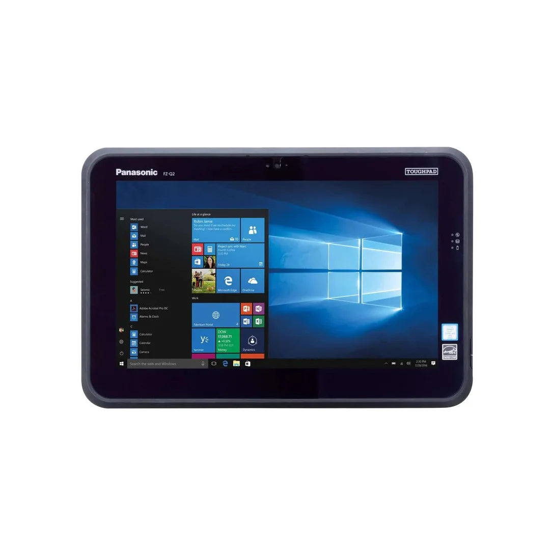 Toughbook FZ-Q2, tablette semi-robuste de 12,5 po, Intel Core M5-6Y57, FHD, 4G LTE, 8 Go, SSD 128 Go, Win10 Pro 