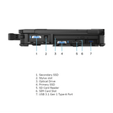 Dell Latitude 5424 Rugged 14” FHD Touchscreen, Intel Core i5 - 8350U, Webcam, Windows 11 Pro. - Rugged Books Inc.