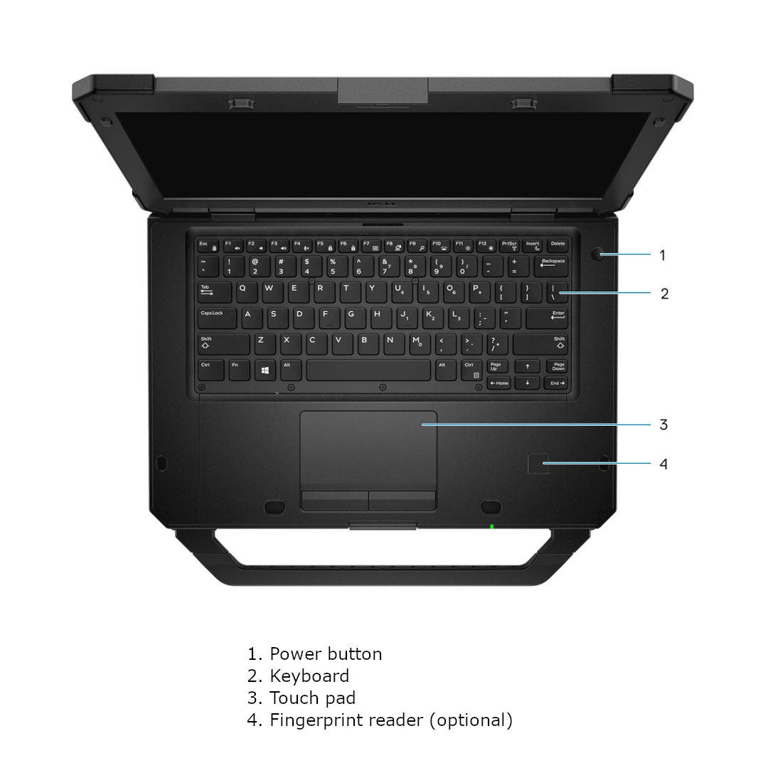 Dell Latitude 5424 Rugged 14” FHD Touchscreen, Intel Core i5 - 8350U, Webcam, Windows 11 Pro. - Rugged Books Inc.