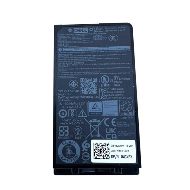 DELL Latitude 7030 Rugged Extreme - Battery, 7.8V, 18Whr (1 Pack) | Dell Part  451 - BDHV - Rugged Books Inc.