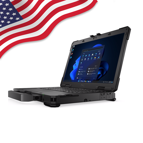Dell Pro Rugged 13, Semi - Rugged Laptop, AI - Powered, Intel Core Ultra 5 135U, 14" FHD,Touch, Windows 11 Pro - Rugged Books Inc.