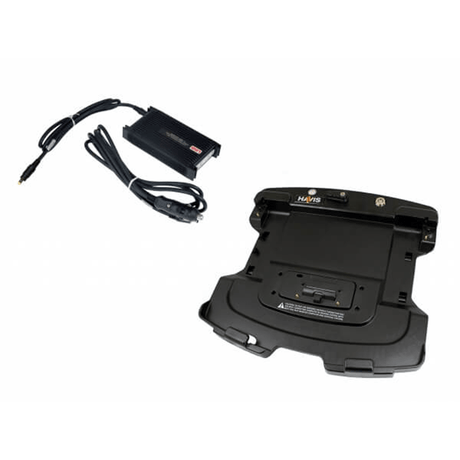 DS-PAN-435-2 | Vehicle Docking Station for TOUGHBOOK 55 Laptop With Advanced Port Replication & Dual Pass-Thru Antenna Connections With Lind Power Supply- Rugged Books Inc.